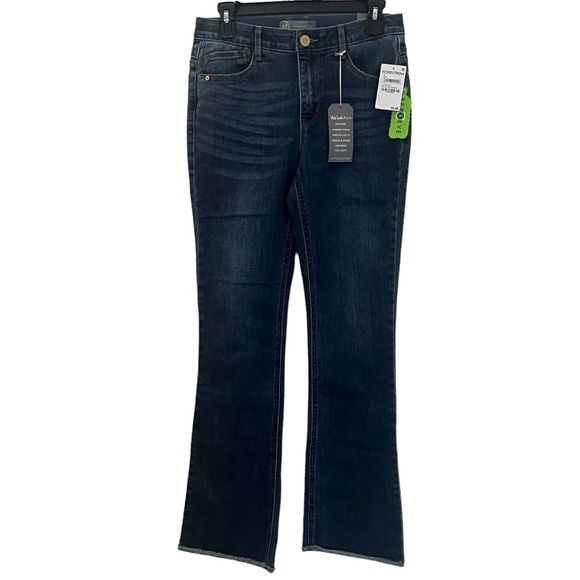 Wit & Wisdom #245BLART Luxe Touch Blue Artisanal High Waist Bootcut Jeans - Picture 10 of 14